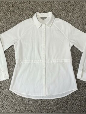 🆕 Women’s Athleta Northstar Shirt - White - size medium